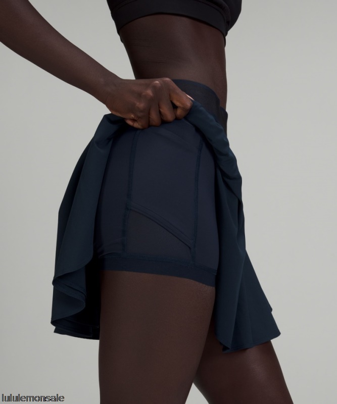 Lululemon Damen DELULU412 | Lululemon Deutschland True Navy Court Rival Hoch Sitzender Rock Lang